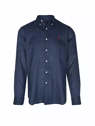 POLO RALPH LAUREN | Chemise en lin coupe personnalisée | dunkelblau